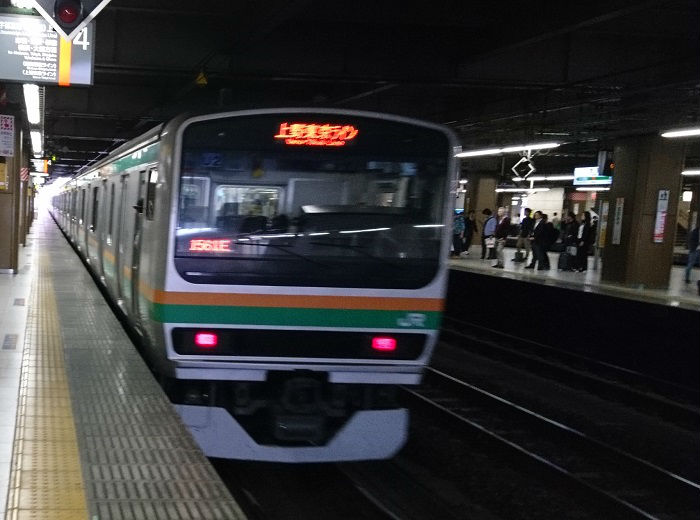 JR東海道線の朝