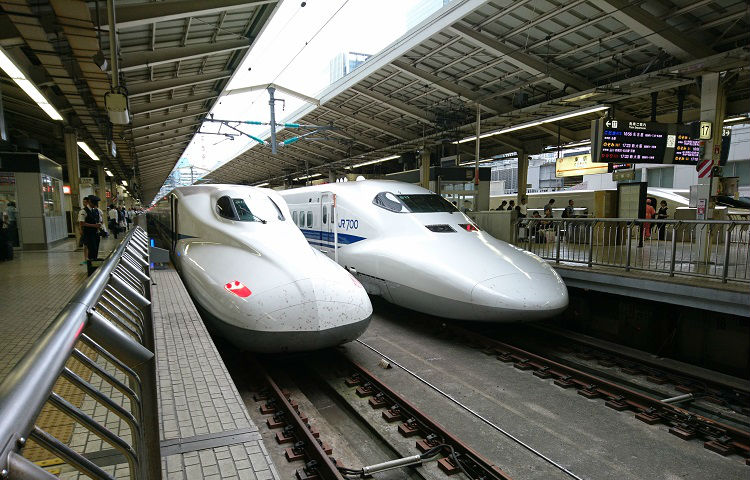 東海道山陽新幹線のコンセントの設置状況