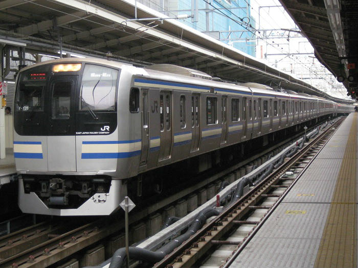 横須賀線の混雑区間