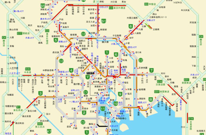 首都高の渋滞状況を時間帯 曜日ごとに調査 たくみっく