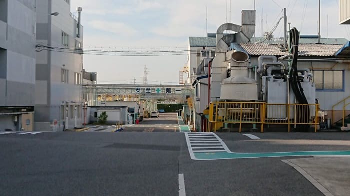 関西ペイントの工場